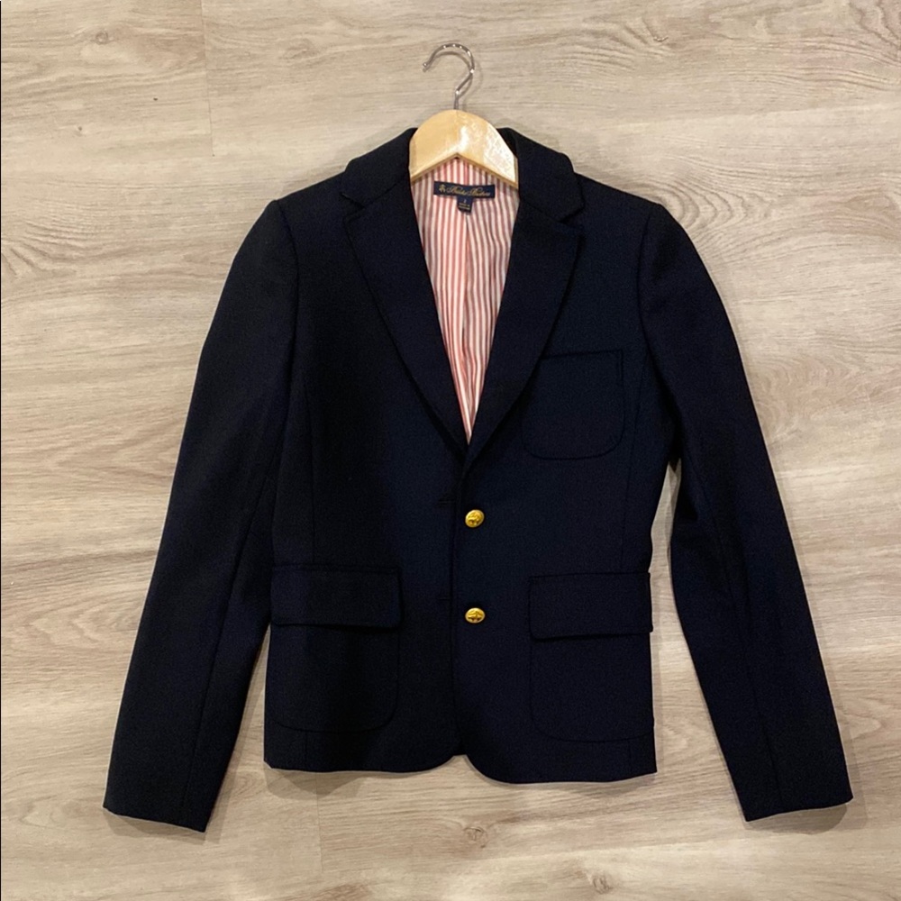 Brooks Brothers Navy Blazer with Gold Buttons